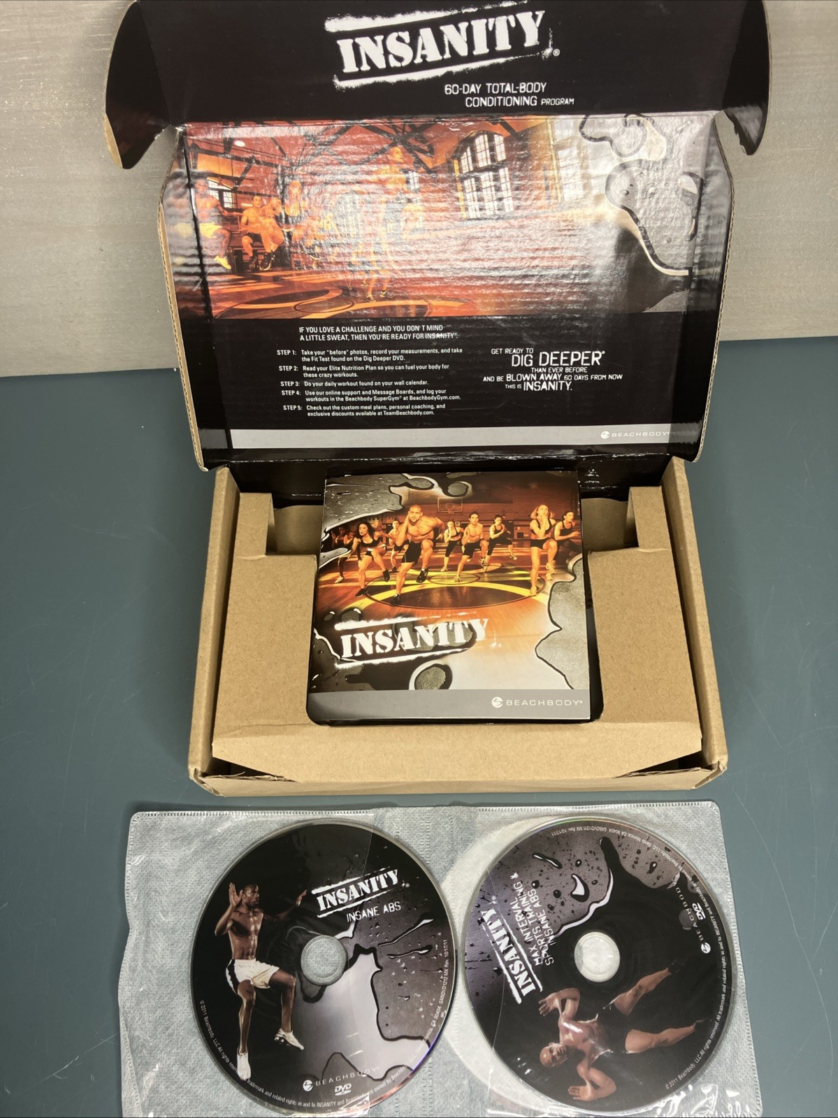 BeachBody Insanity 60 Day Total Body Conditioning Program 14 DVD Set