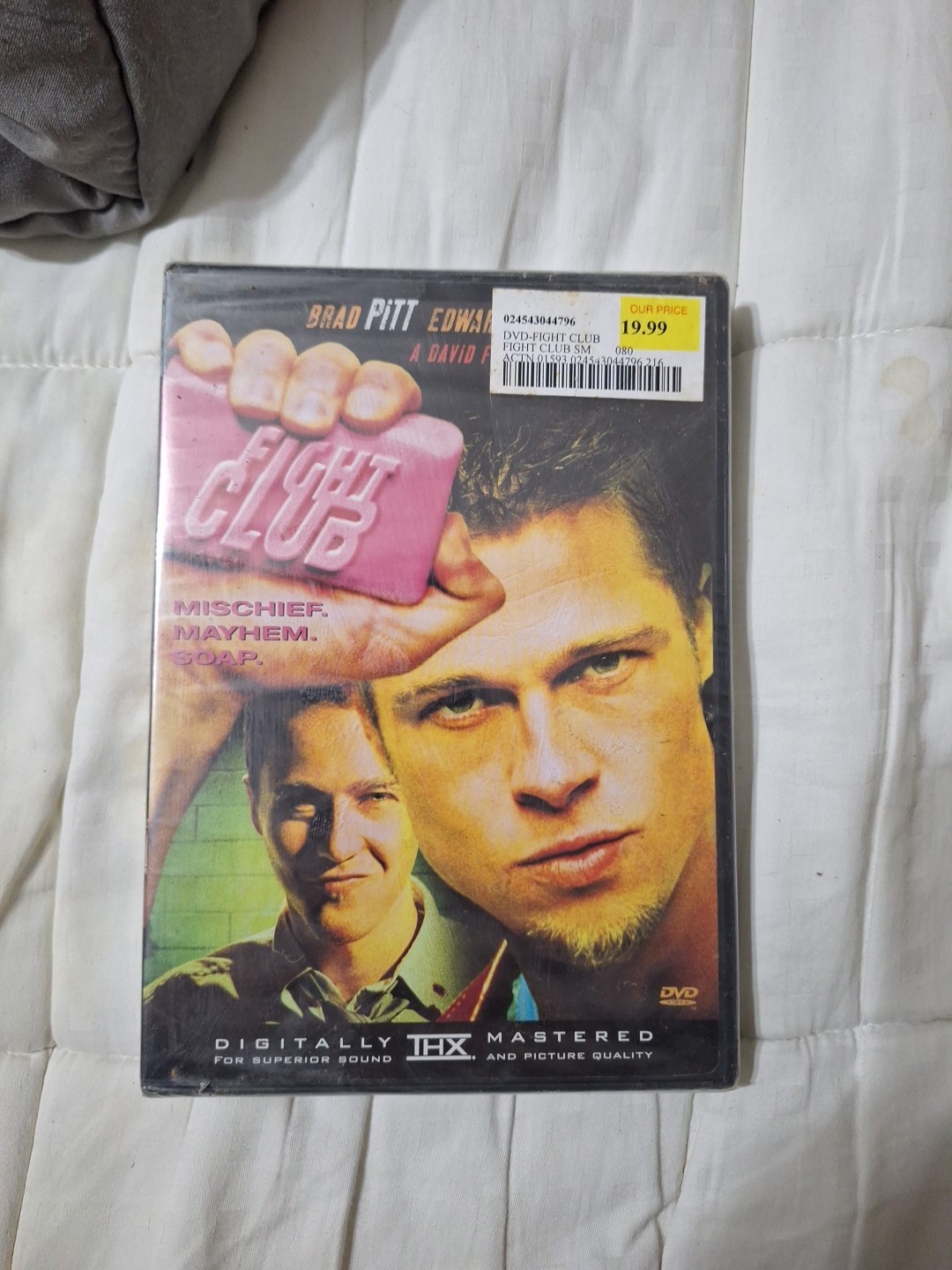 Fight Club (DVD, 1999) Brad Pitt Edward Norton Meat Loaf Jared Leto SEALED