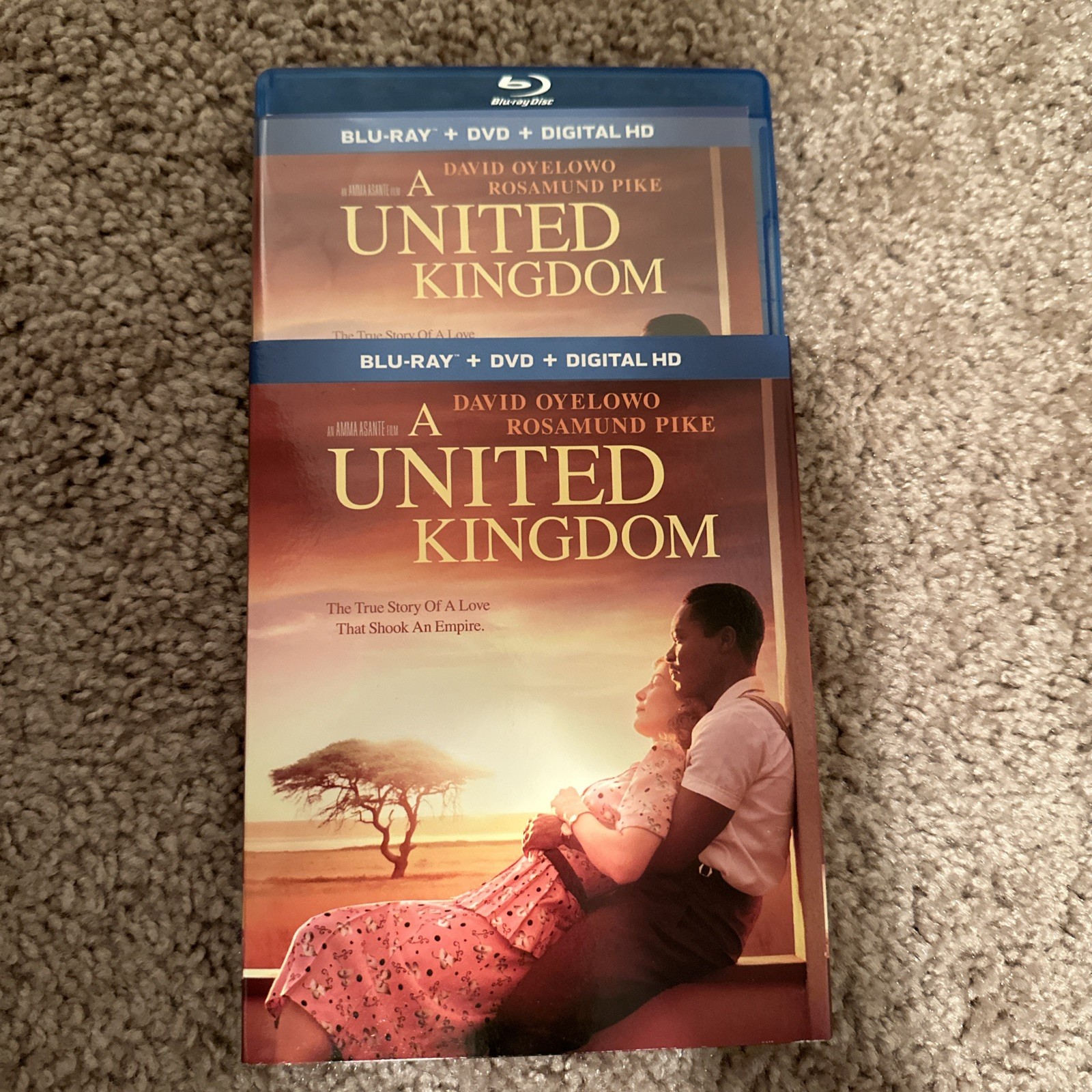 A United Kingdom (Blu-ray, 2016) Rosamund Pike With Rare Slipcover