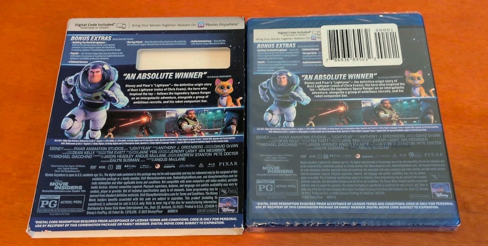 Lightyear Blu-ray Andrew Stanton Pete Docter Angus Maclane Chris Evans Disney