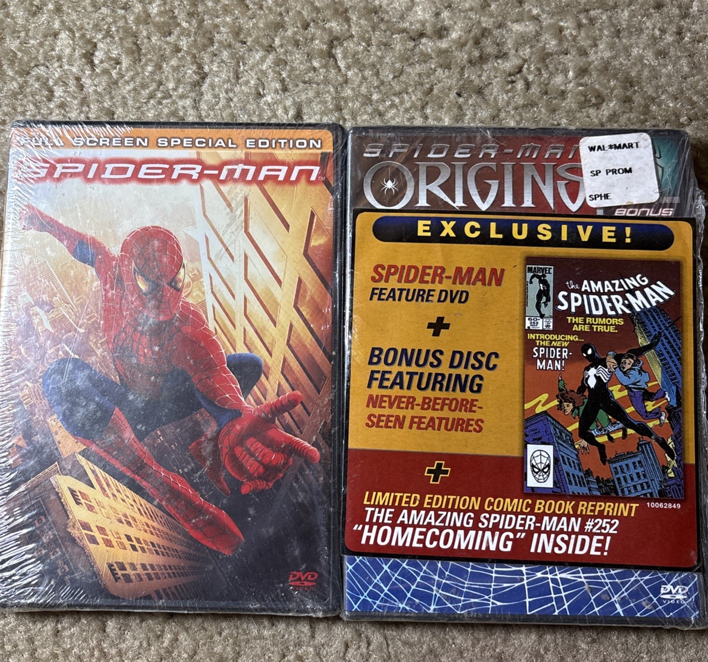 Spider-Man 2 DVD & Bonus Disc Amazing Spiderman 300 Comic Book Sealed New