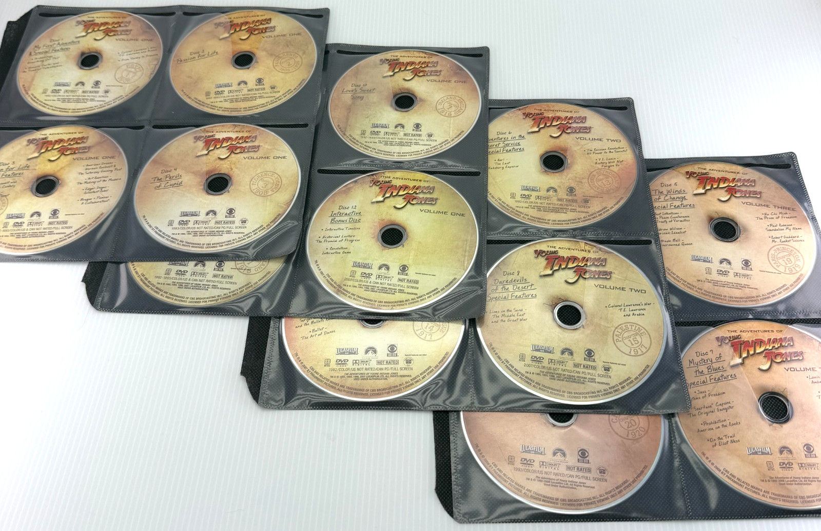 Adventures of Young Indiana Jones: Complete Series Vol 1-3 DVD (31 Discs) *READ
