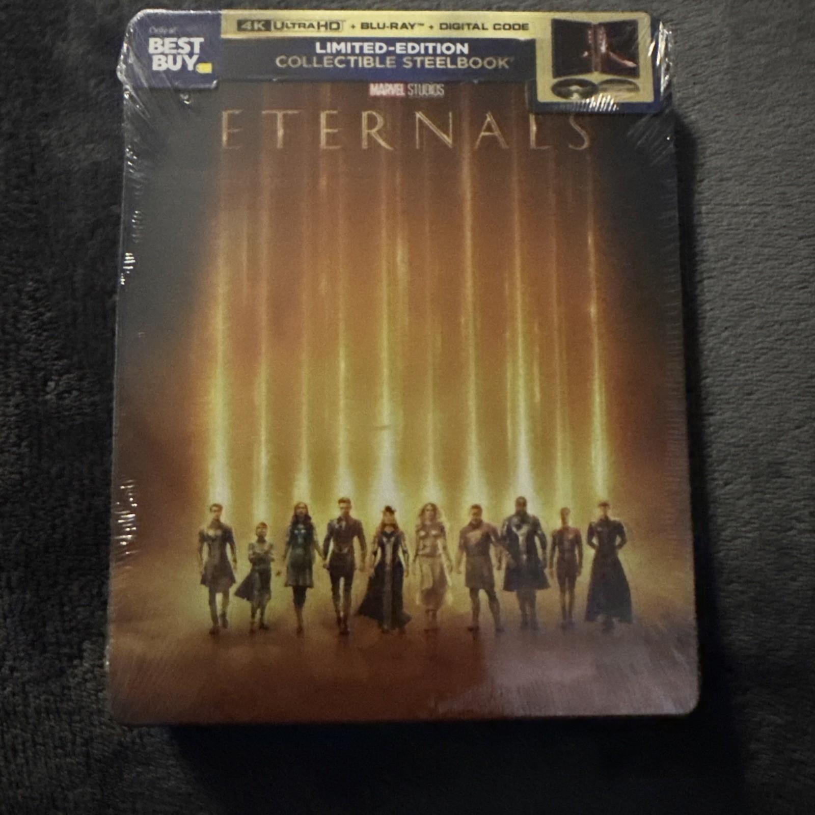 Eternals Steelbook 4K UHD + Blu-ray + DIGITAL Best Buy Limited Edition New