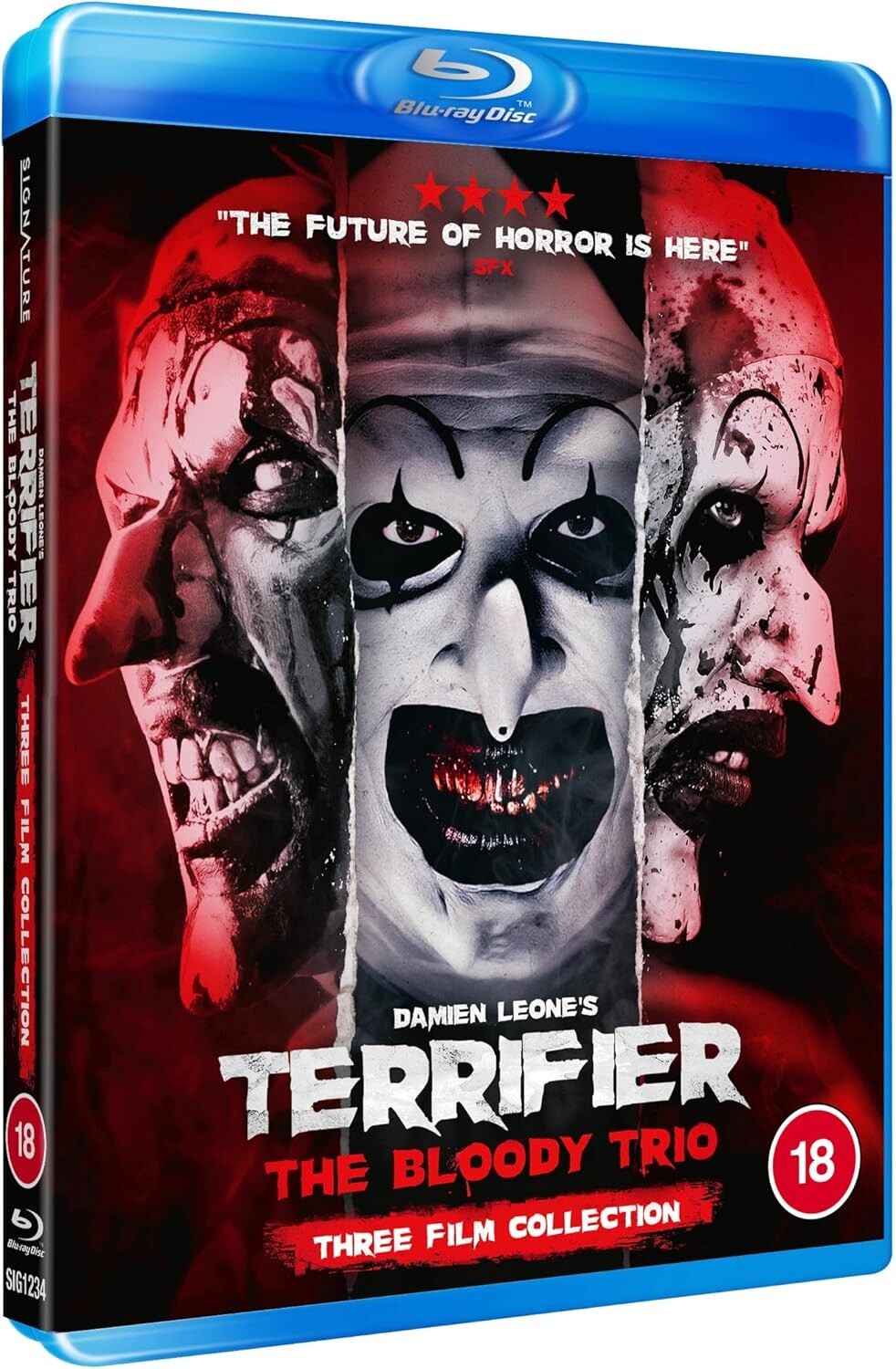 Terrifier – The Bloody Trio – Three Movie Blu-Ray Set NEW (USA Compatible) 1 2 3