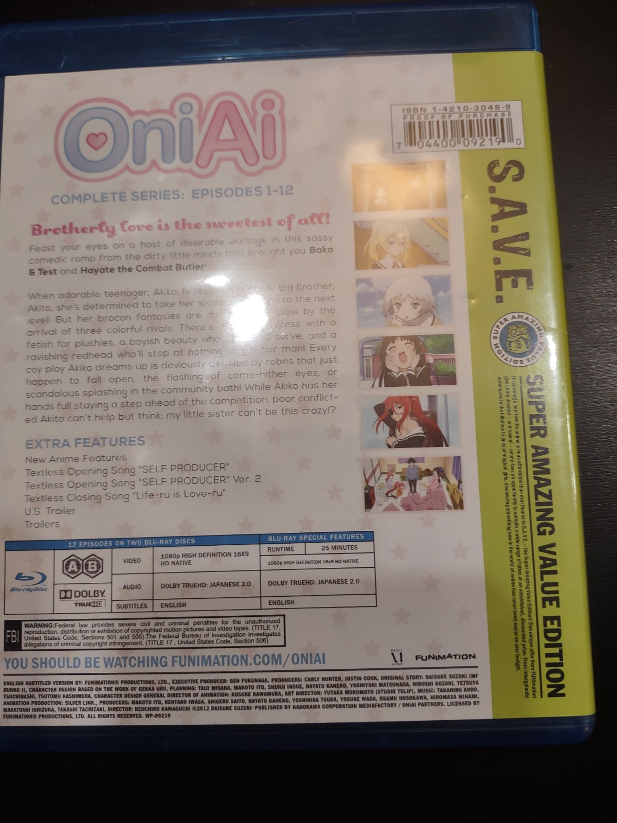 Nakaimo, Ane Log, Oniai, & Umaru-chan Imouto Anime Bluray Lot 5