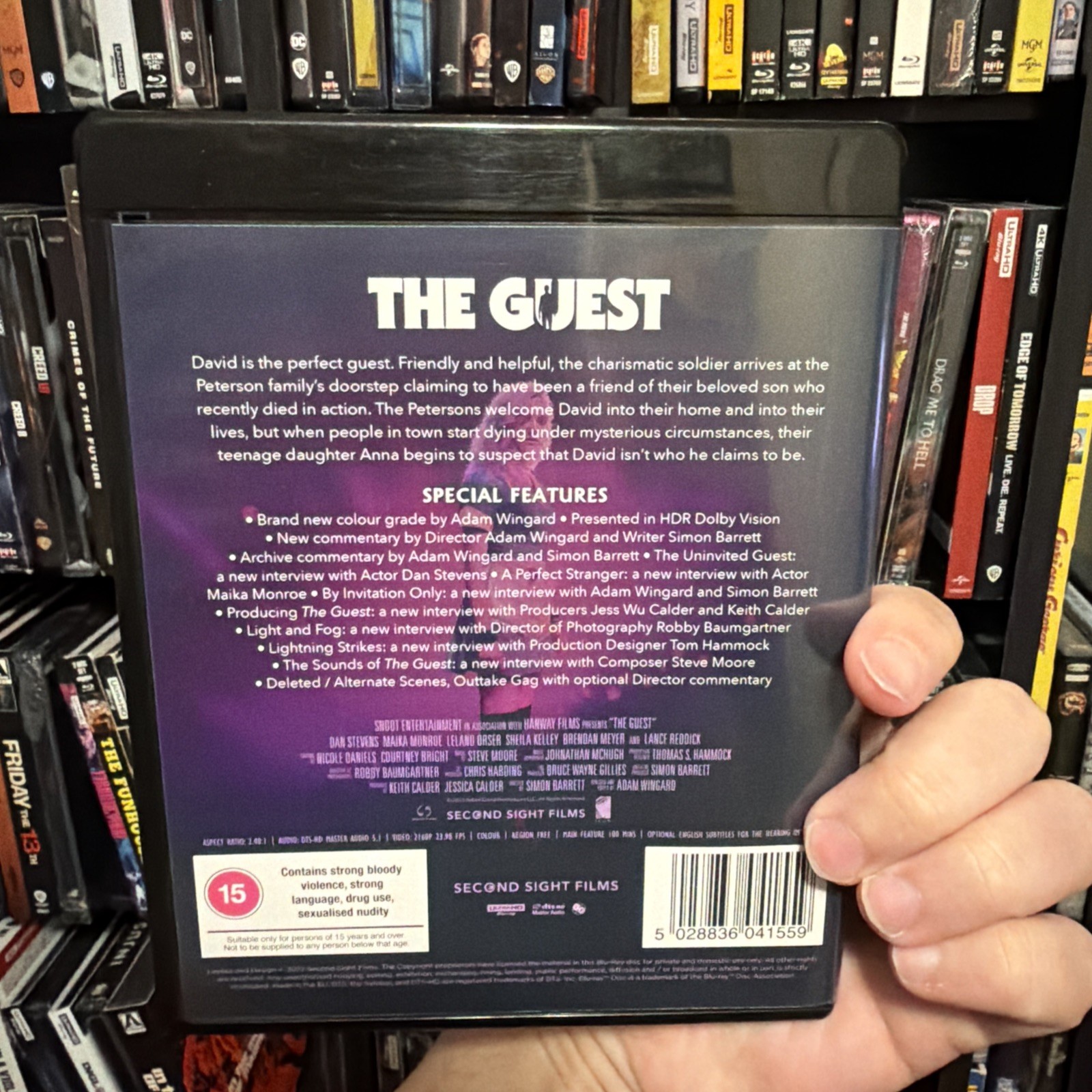 THE GUEST (2014) 4K UHD Blu-Ray (USA Compatible)