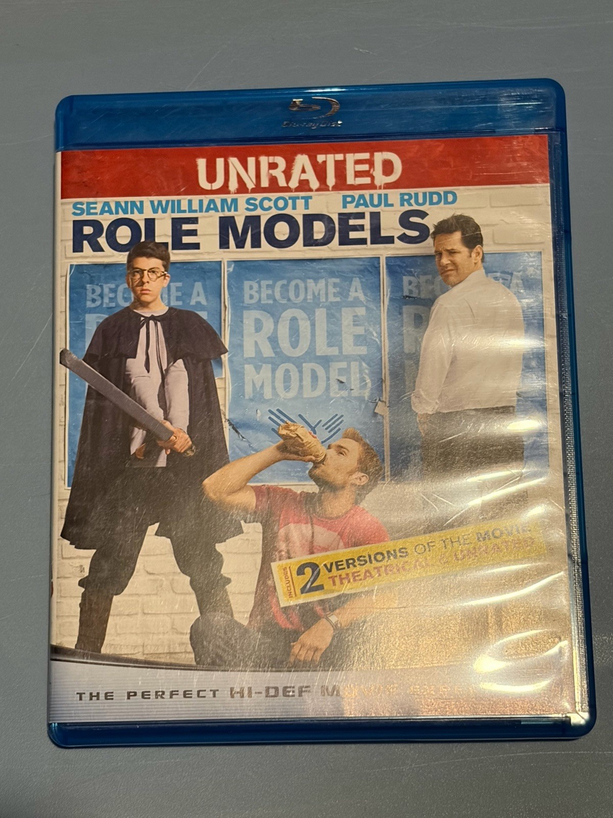 Role Models Blu-ray 2008 Unrated Theatrical Paul Rudd Seann William Scott Comedy
