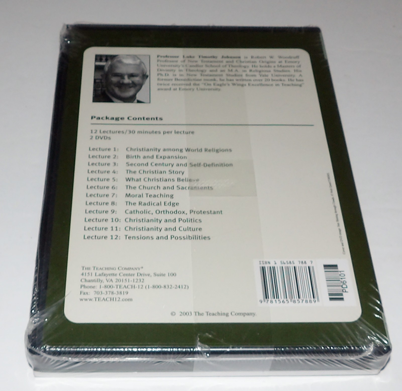 BRAND NEW FACTORY SEALED DVD – GREAT WORLD RELIGIONS : CHRISTIANITY – 360 MIN.