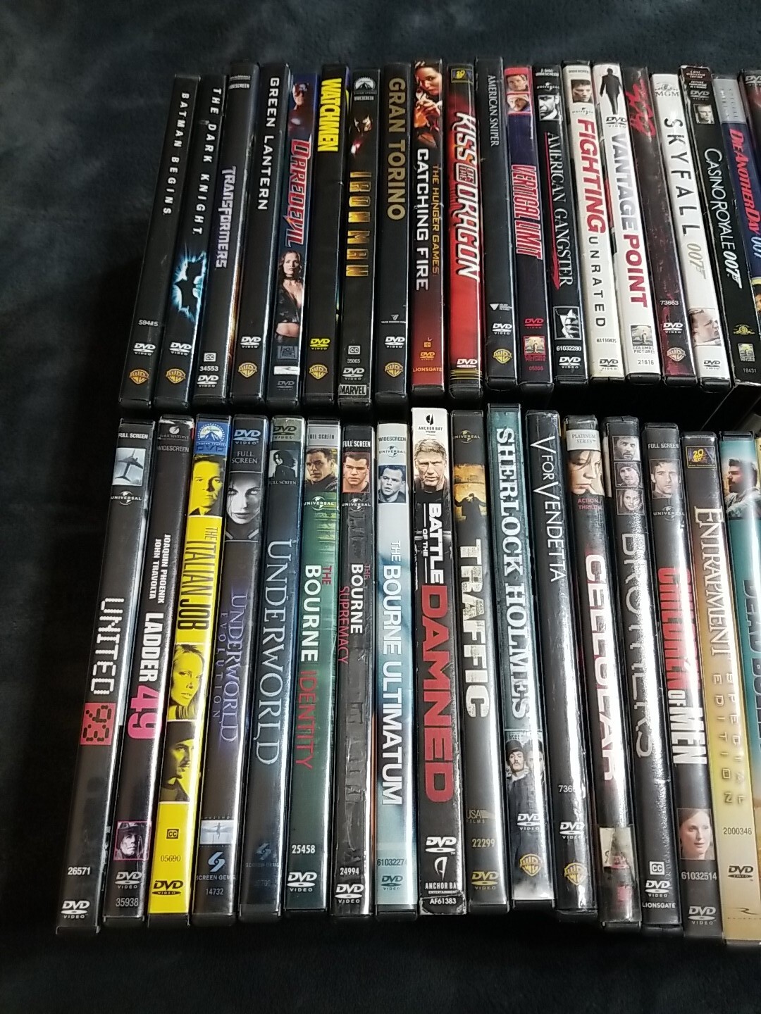 Action Adventure Thriller Movies Lot Deal 50 DVD’s Collection