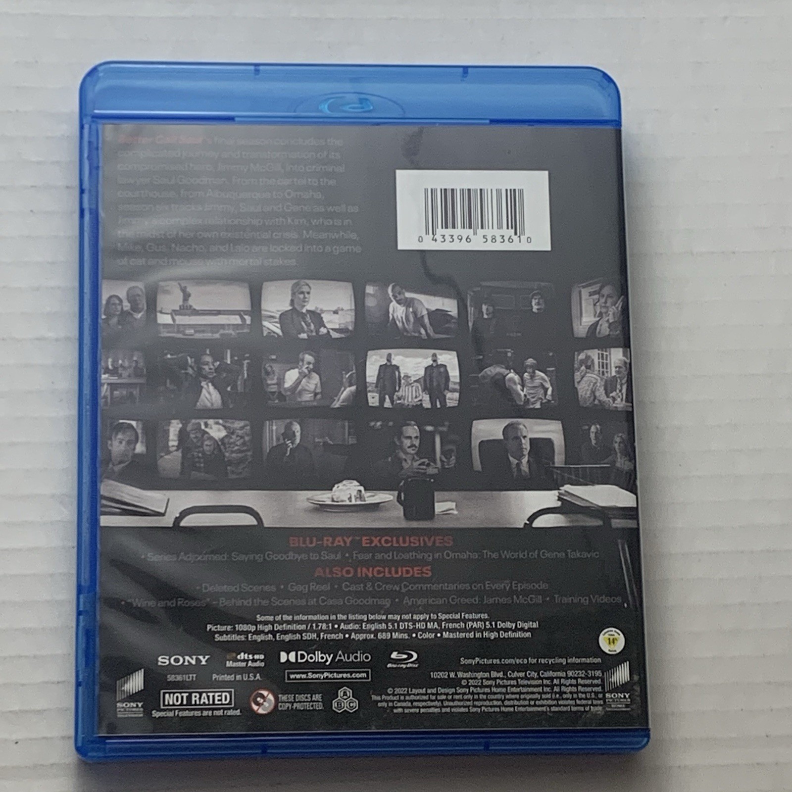 Better Call Saul: Season Six (Blu-ray, 2022) Complete 4 Disc Set