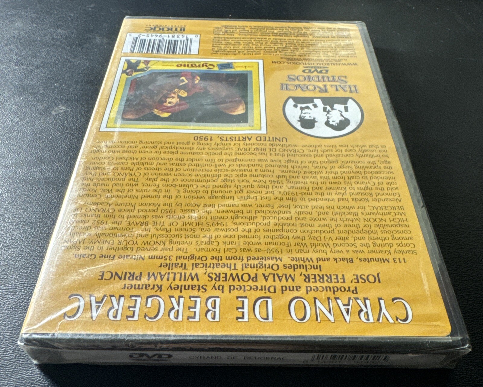 Cyrano De Bergerac DVD Black & White 113 Minutes New