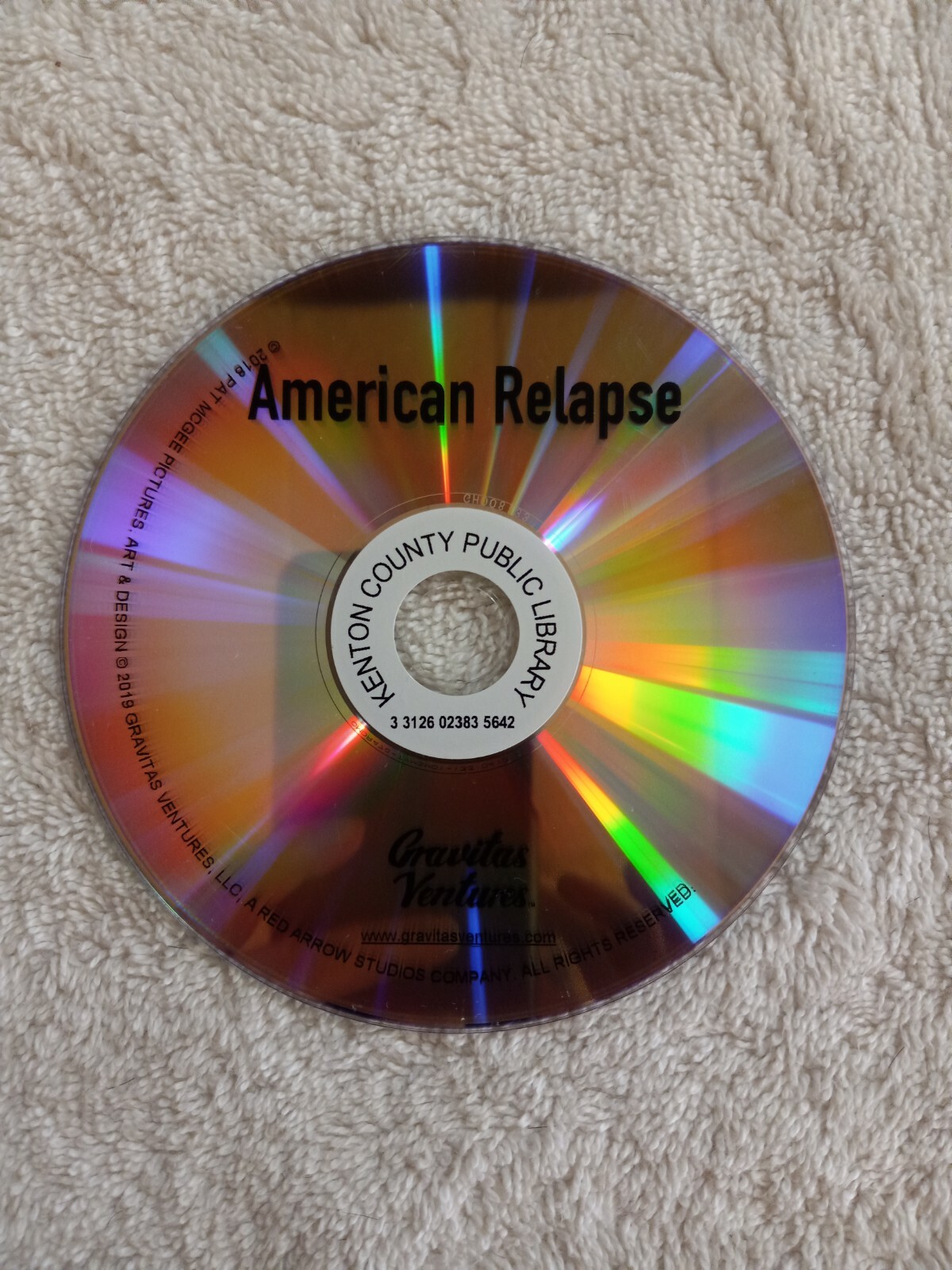 American Relapse (DVD, 2019, 105 minutes, Widescreen, Not Rated)
