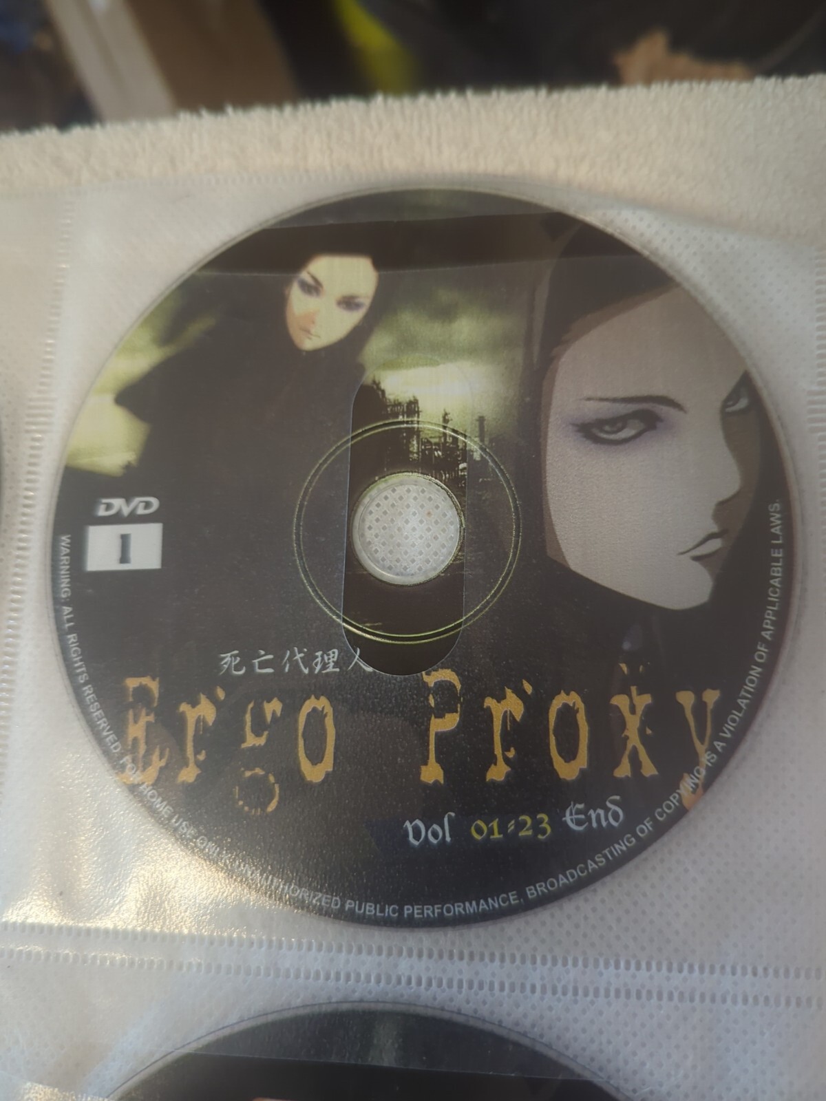 Lot Of 8 Ergo Proxy, Anime DVDs, Pre-owned VG Condition,As Pictured No Box