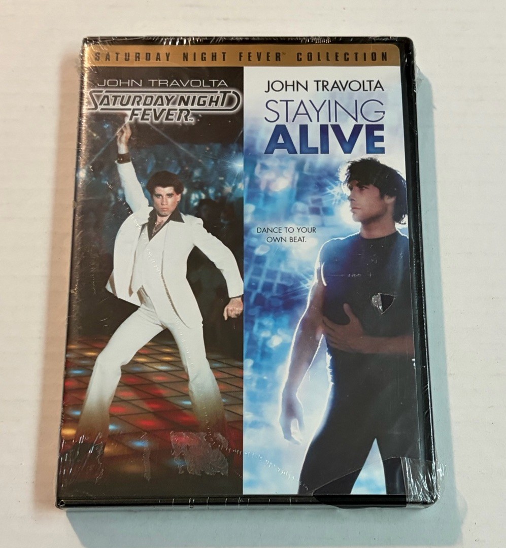 Saturday Night Fever & Staying Alive Sealed (DVD) John Travolta