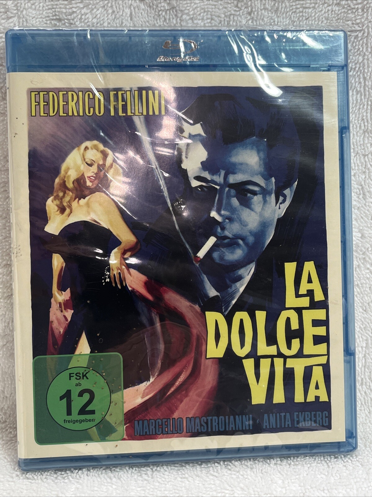 NEW – Federico Fellini – La Dolce Vita – FSK ab 12 Italian & German Blu-Ray – X1