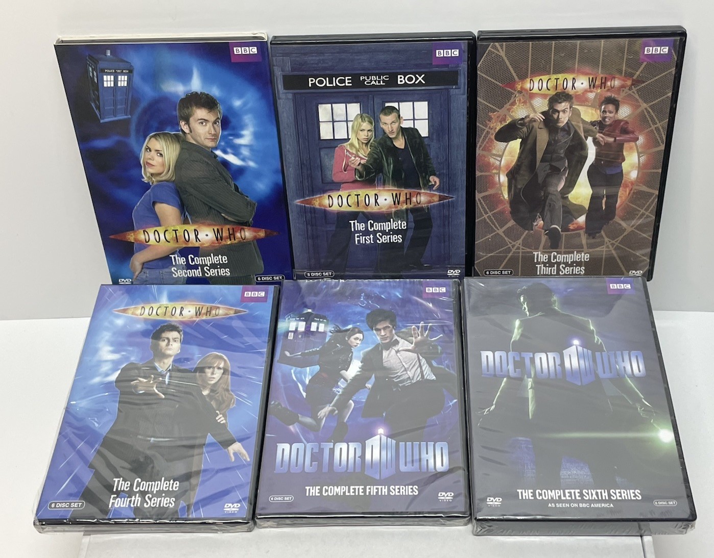 BBC Doctor Who Complete Seasons 1-6 DVD (Seasons 4-6 NEW SEALED) Multi Disc Sets
