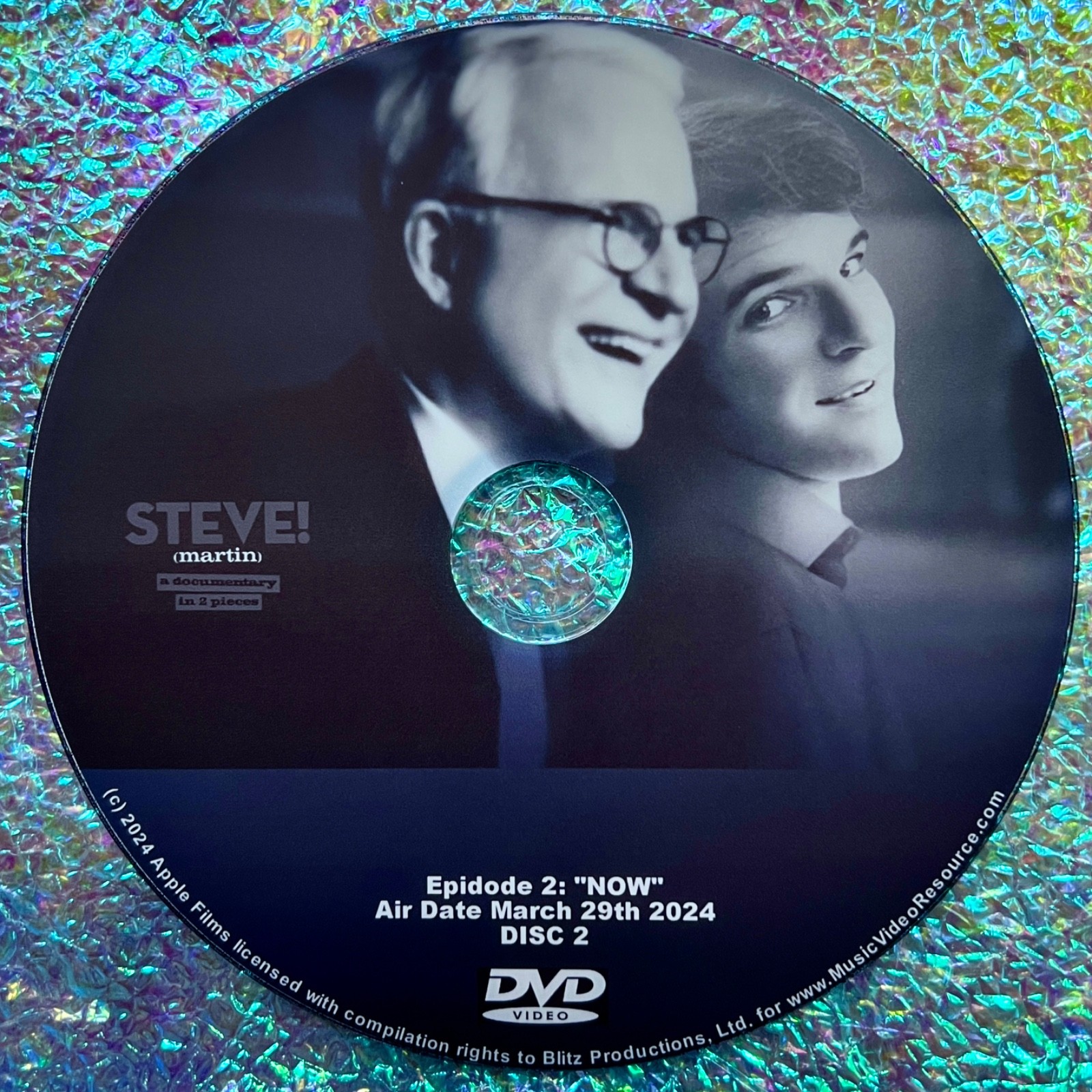 STEVE! (martin) a documentary in 2 pieces 2024 2 DVD Set Steve Martin Jerry Sien