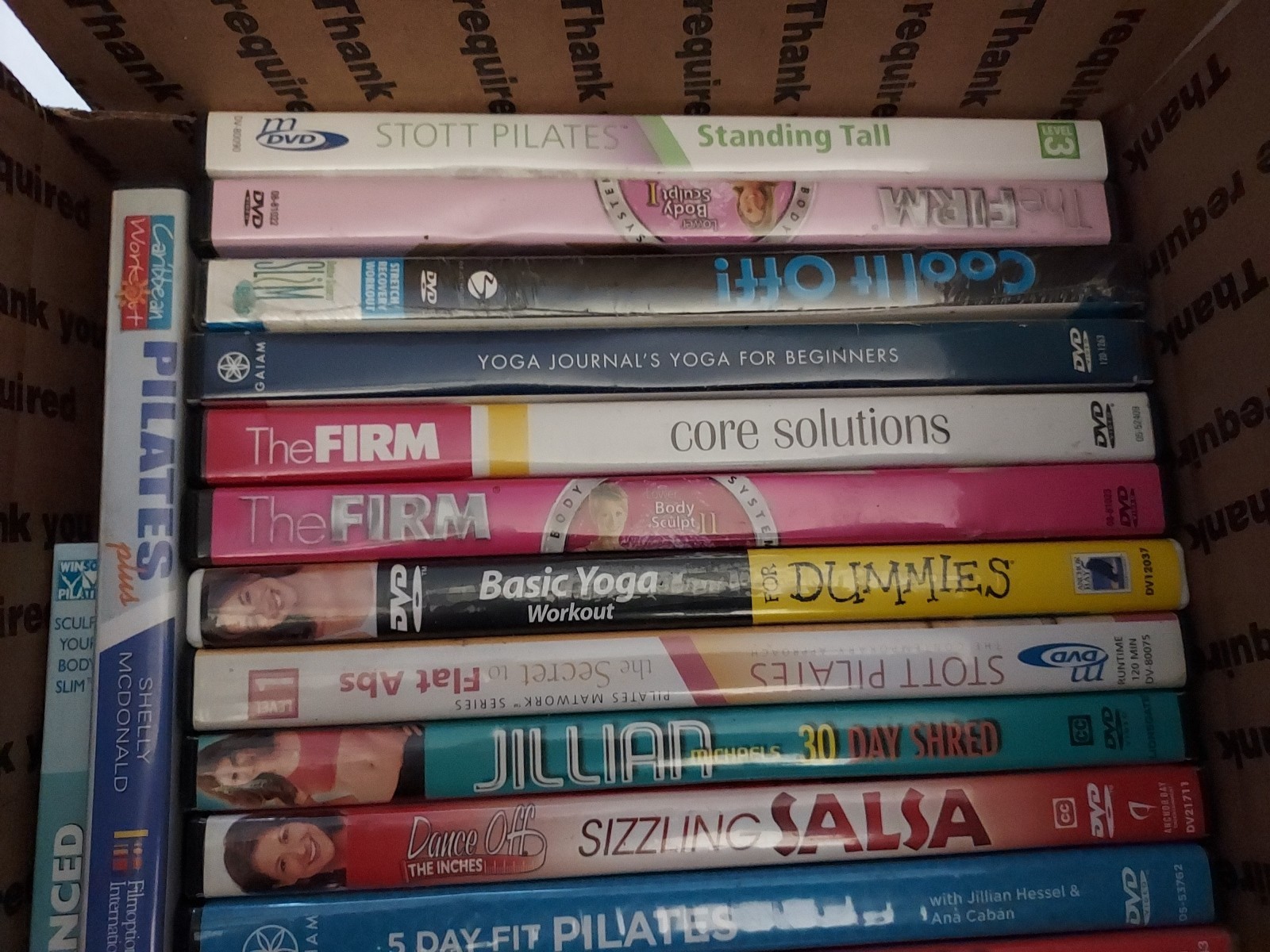 Lot Of 20 Good Used DVDs Personal Collection Of Workout And Fitness – T8#343