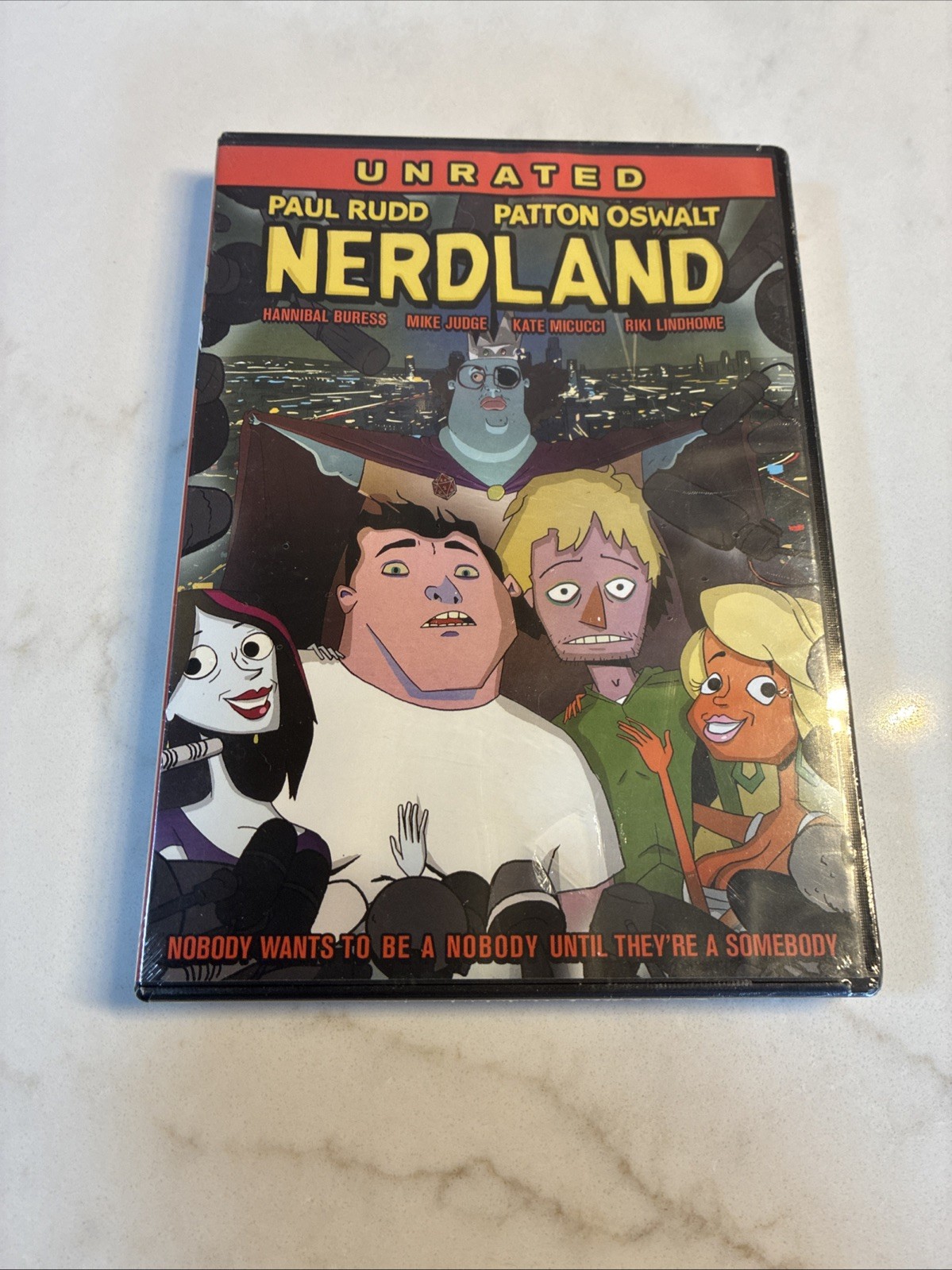 Nerdland (DVD) 2017 – Paul Rudd – Brand New