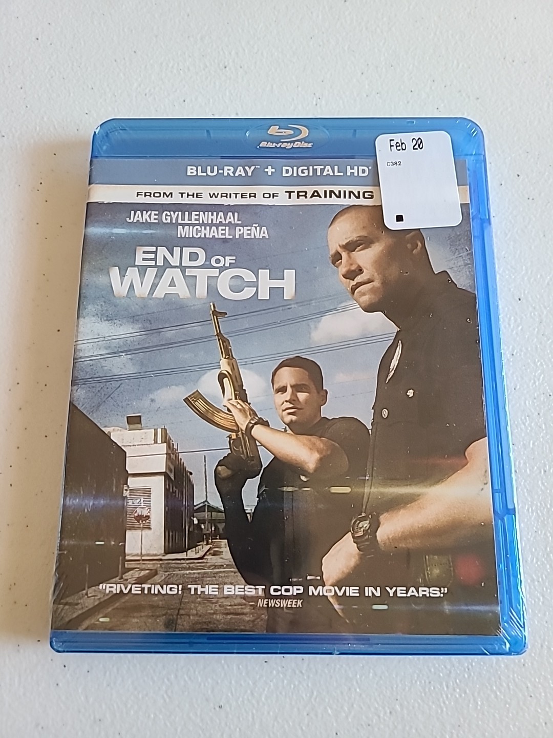 End of Watch (Blu-ray 2012) Jake Gyllenhaal, Michael Peña David Ayer NEW*