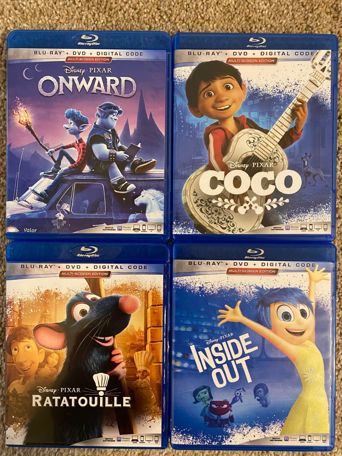 Disney Blu-ray Movie Lot BUYER CHOOSES ANY TITLE(S) w/ ARTWORK + CASE! SEE INFO