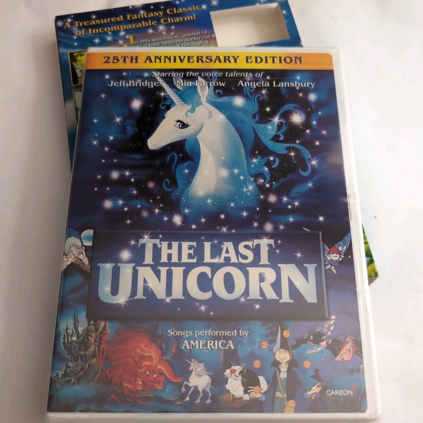 The Last Unicorn DVD – 25th Anniversary Edition – New Sealed w/ Cardboard Sleeve