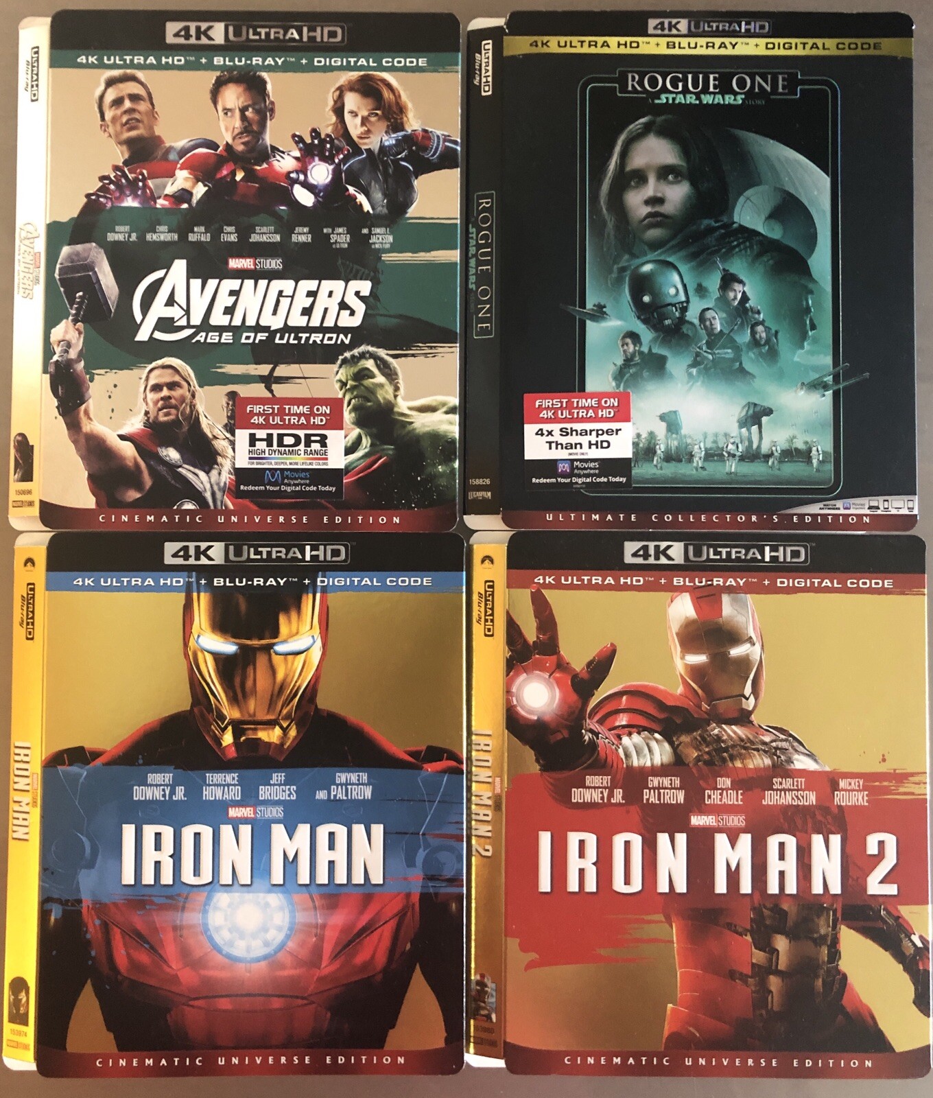 Blu-ray & 4K Slipcovers only – Star Wars, Disney, Marvel + more RARE! NEW STOCK!