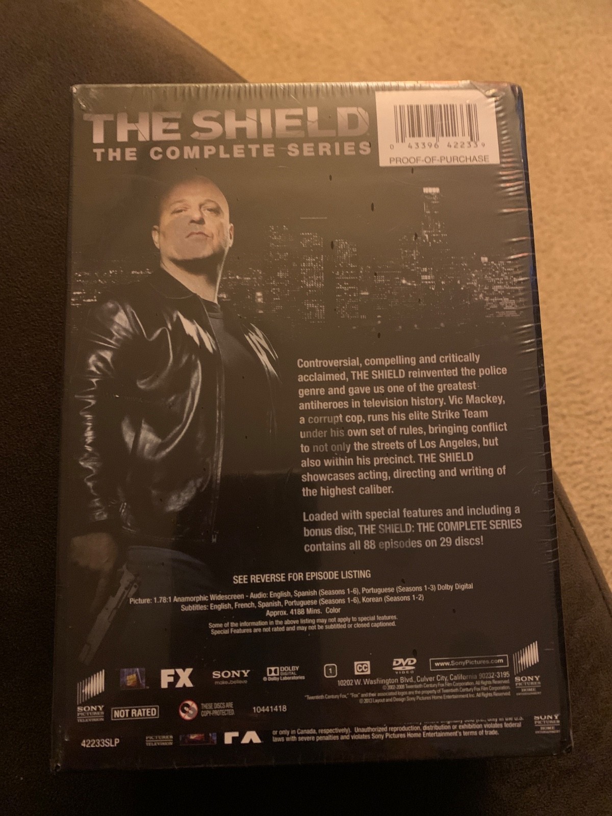 THE SHIELD Complete Series 29 disc Box Set – NEW, sealed