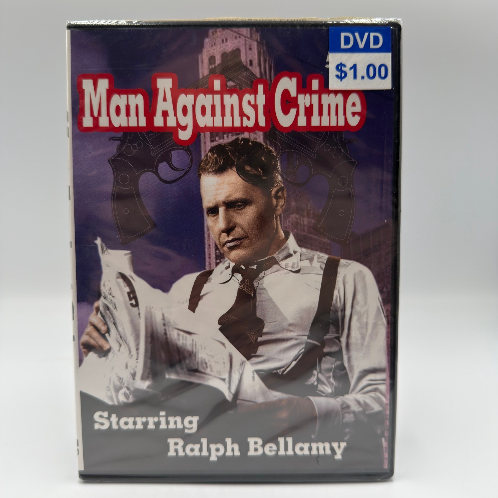 Man Against Crime Ralph Bellamy DVD 3 Episodes Digiview TV-732 New Sealed