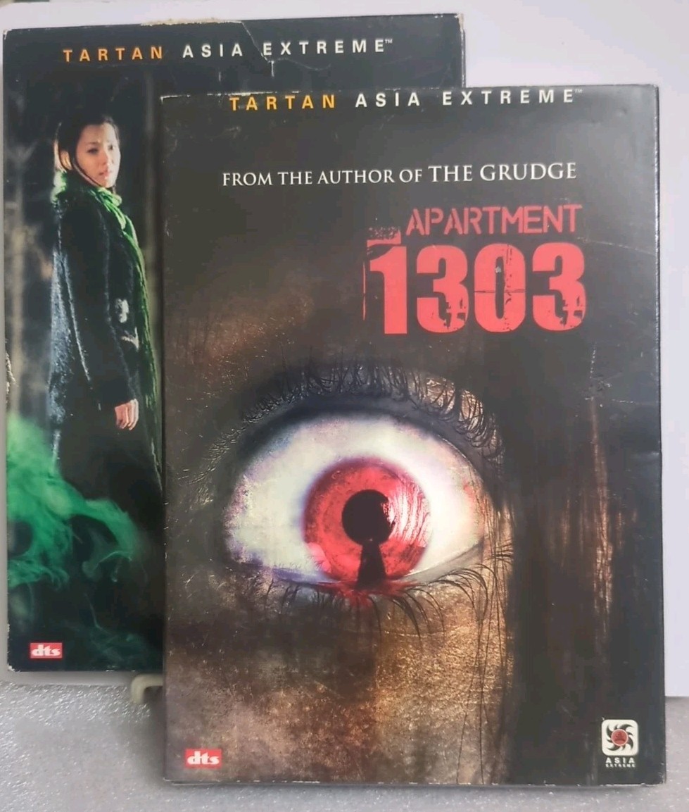 Apartement 1303 (New) & Spider Forest (used(Japanese & Korean Horror Movies-DVD)
