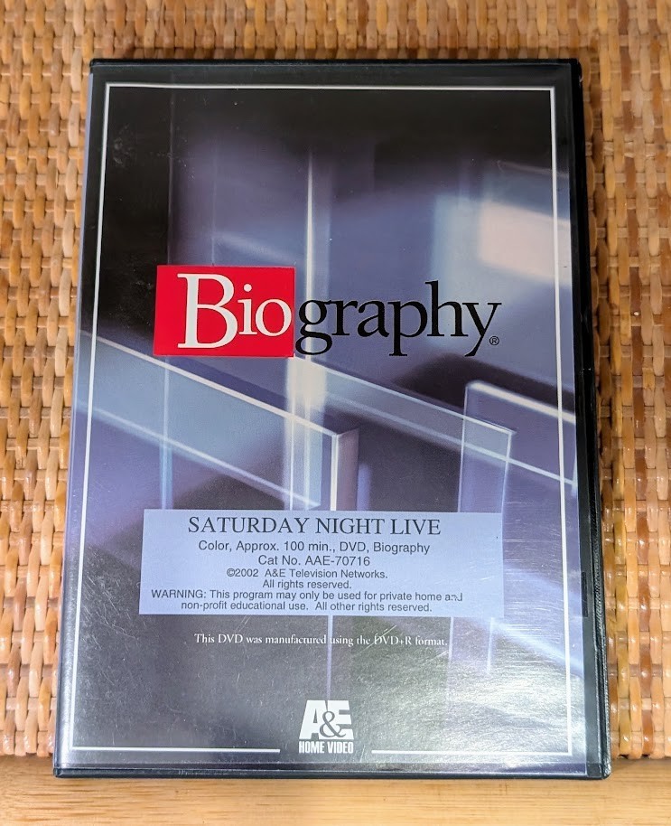 Saturday Night Live Biography DVD 2002 A&E 100 Minutes