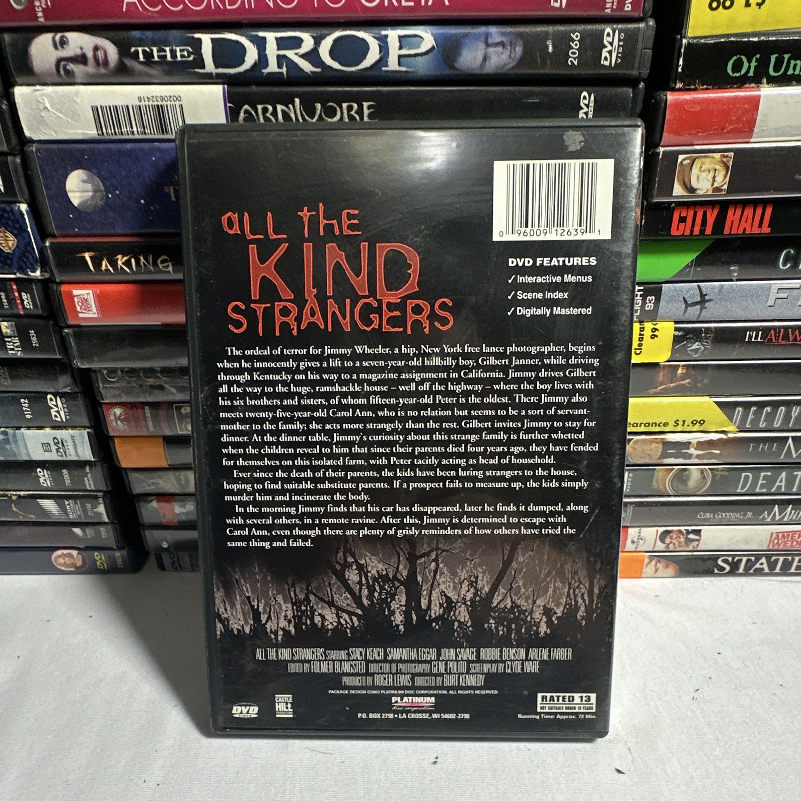 Platinum All the Kind Strangers DVD PG-13 Horror 72 min Keach Eggar Savage