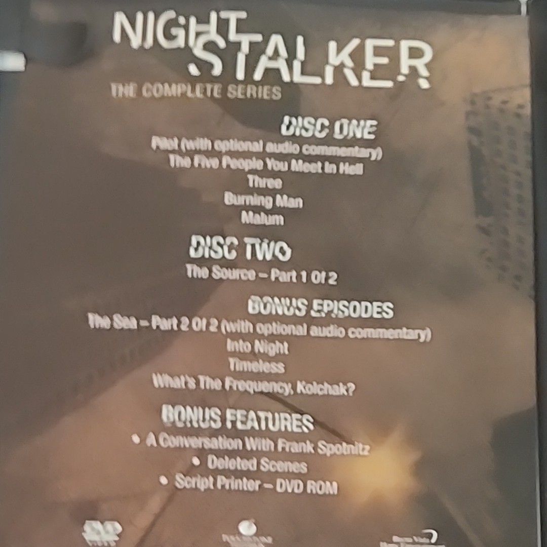 Night Stalker: The Complete Series (DVD, 2006) Touchstone Pictures TV14V 060