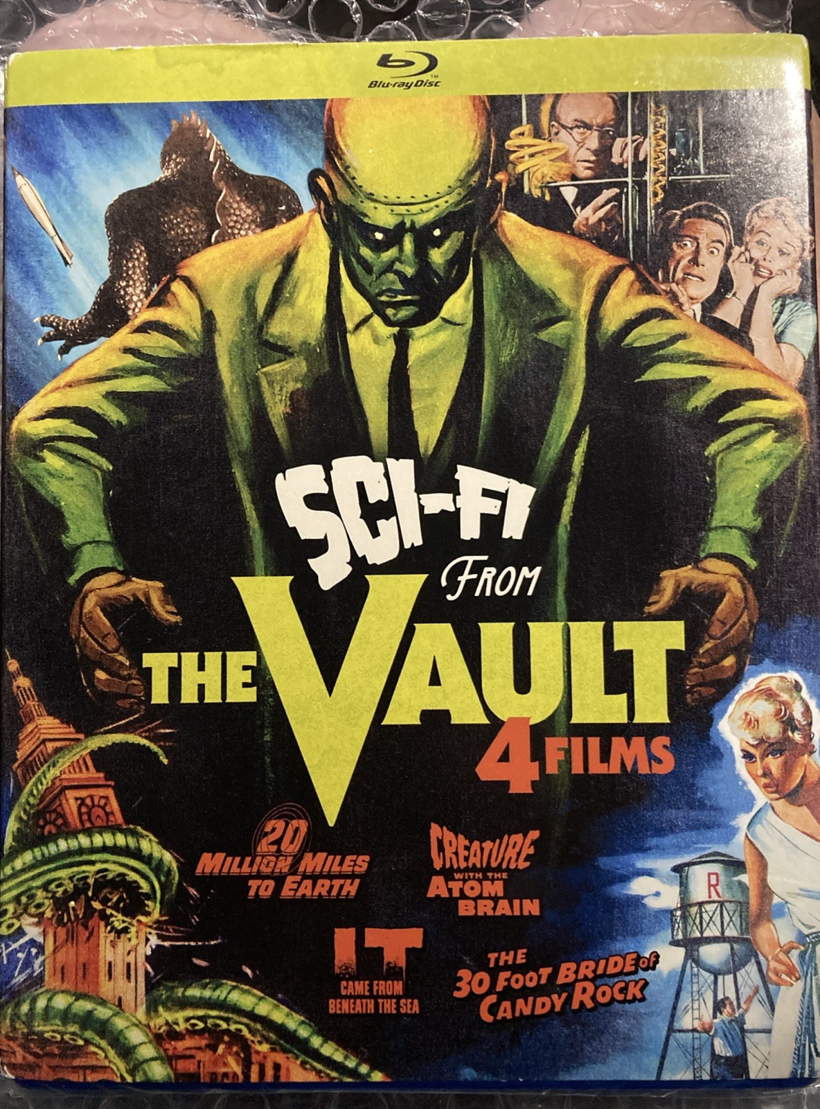 Sci-Fi From the Vault: 4 Films [New Blu-ray] 2 Pack, Mono Sound Sealed