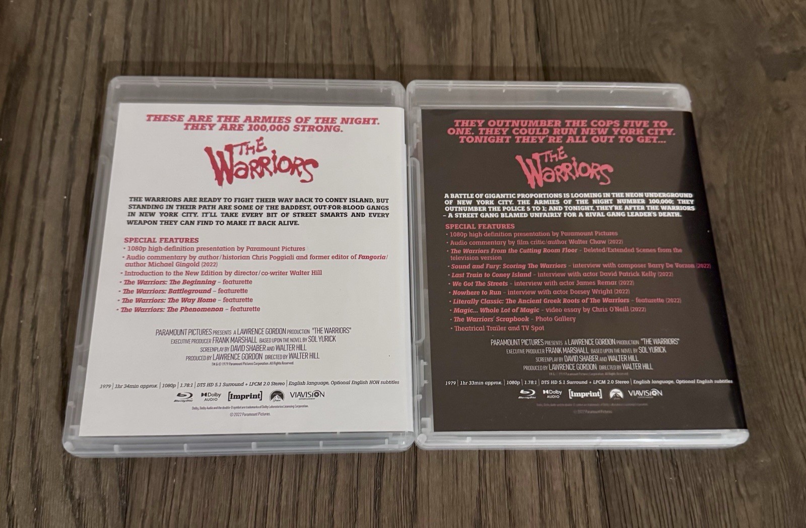 The Warriors (Walter Hill) (Imprint Limited Edition Hardcase Blu-ray Box Set)