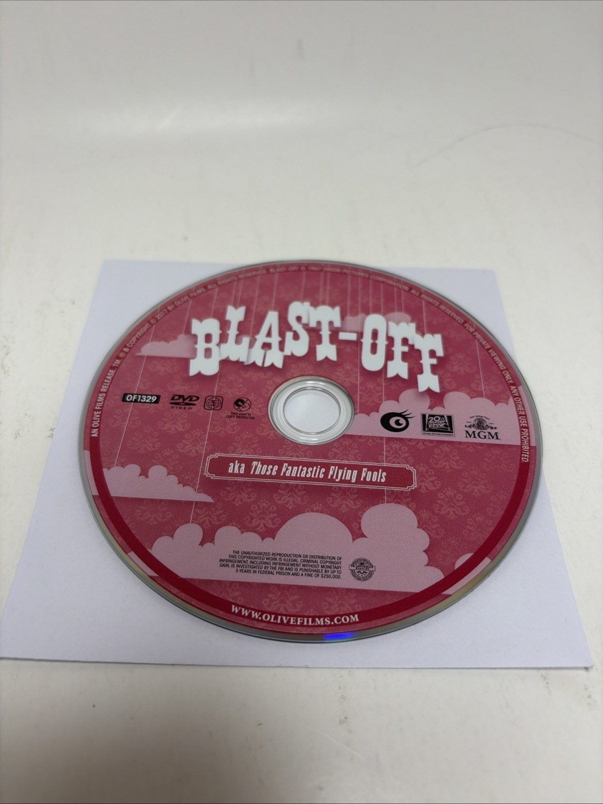 Blast-Off (DVD, 1967) Aka Those Fantastic Flying Fools *disc Only*