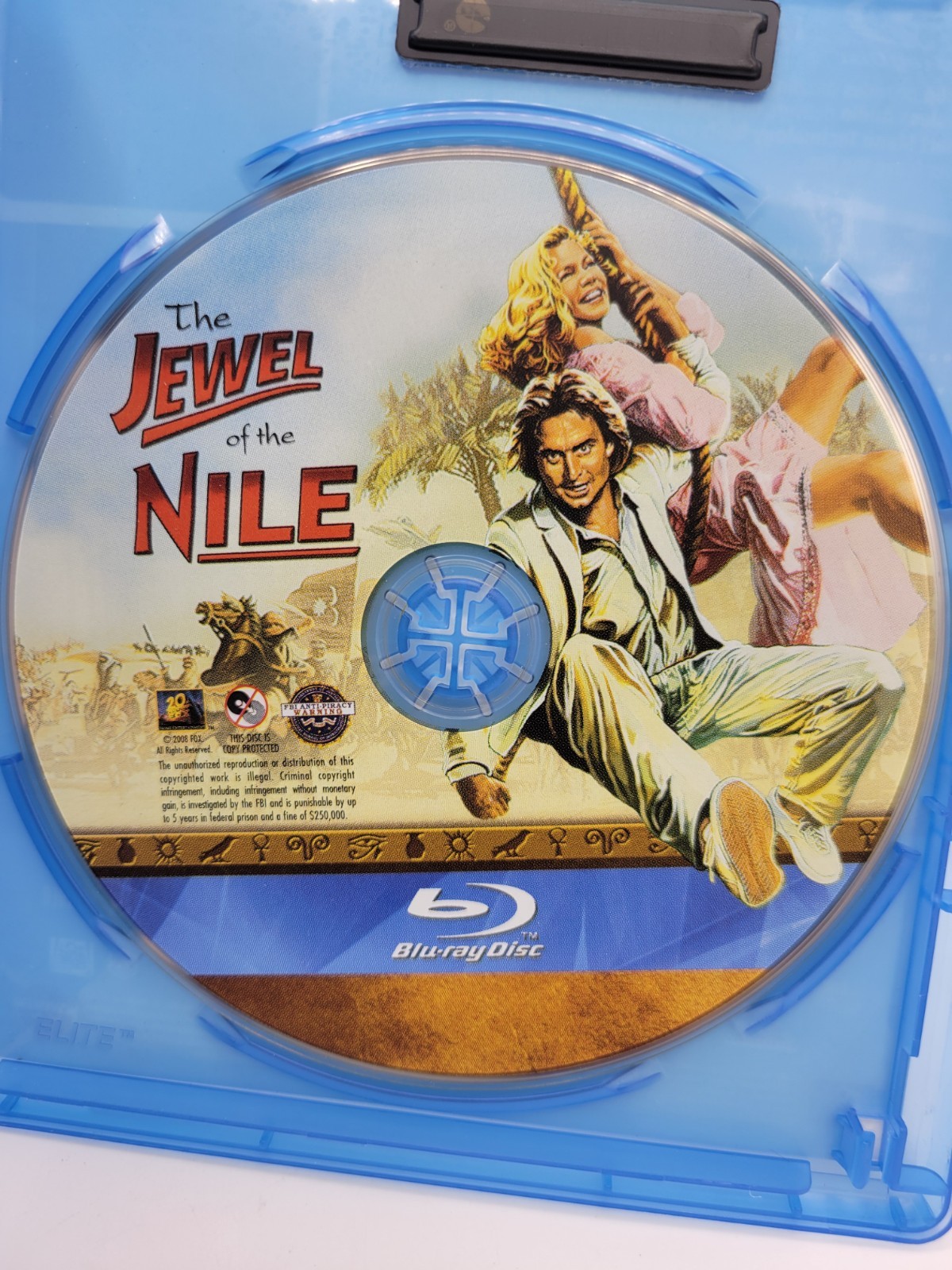 The Jewel of the Nile (1985 Blu-ray) Michael Douglas, Kathleen Turner, RARE OOP
