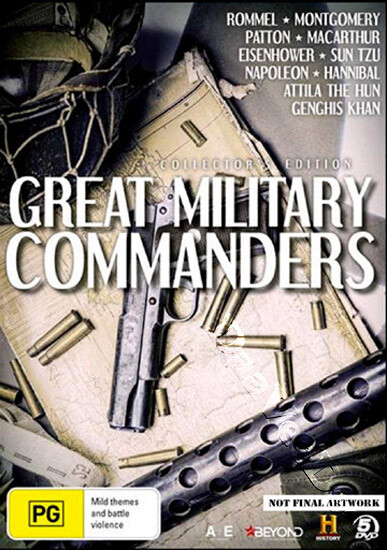 Great Military Commanders NEW PAL Documentaries 5-DVD Set Erwin Rommel