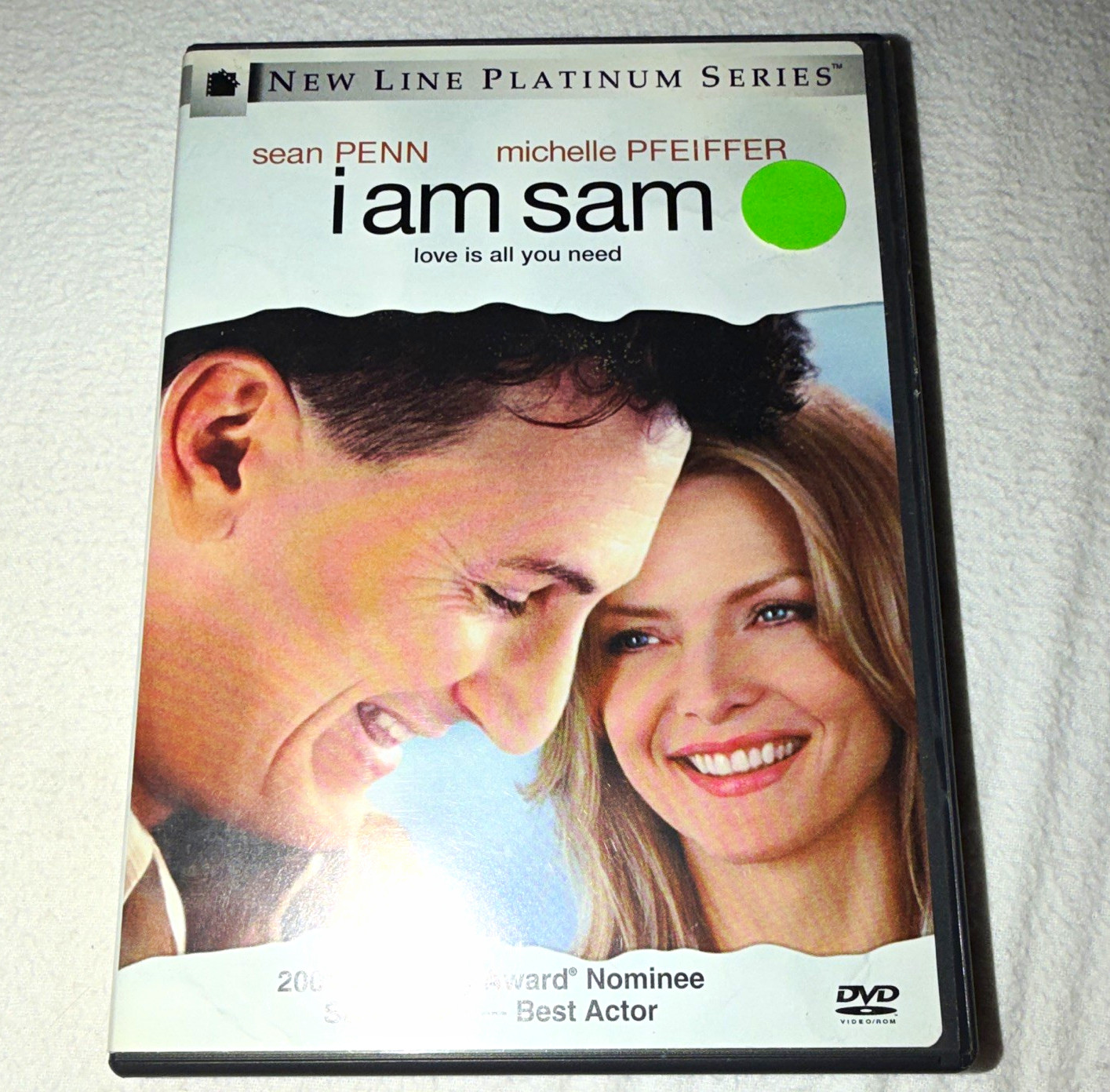 New Line Cinema I Am Sam DVD PG-13 Jessie Nelson 134 min Sean Penn Pfeiffer