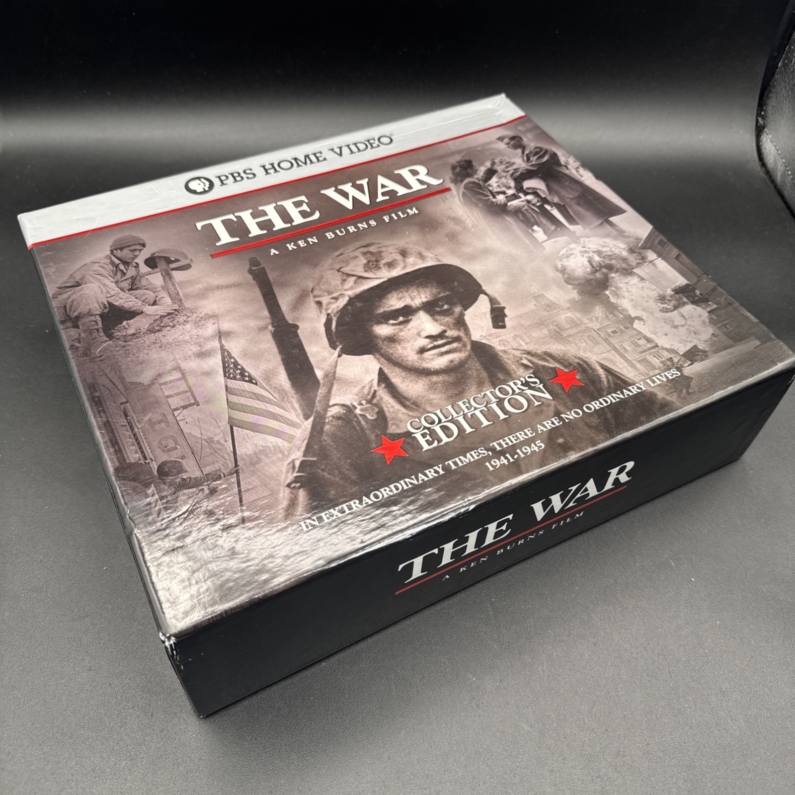 The War A Ken Burns Film Collector’s Edition, Book, DVDs, CD, Box PBS Home Video