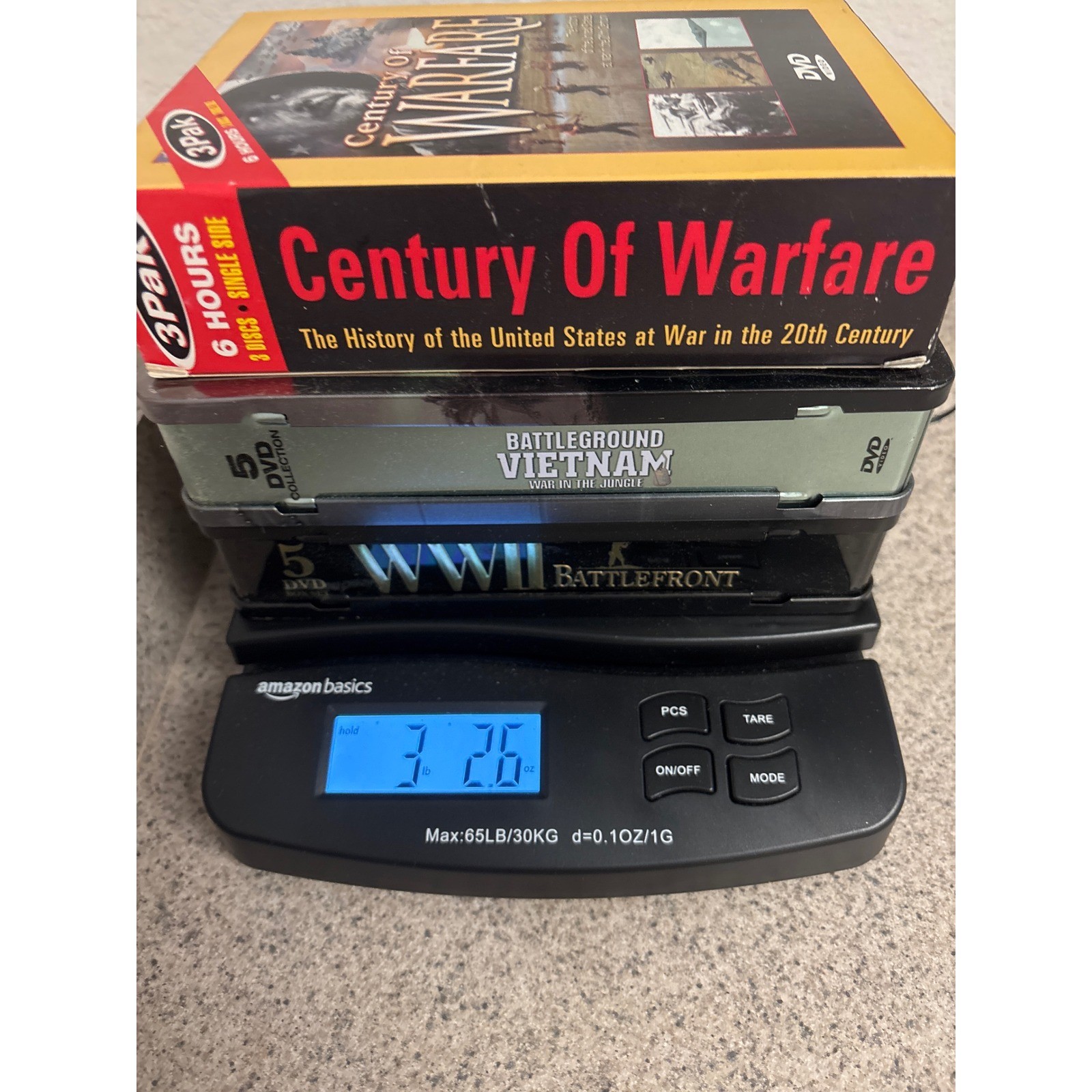 Lot (3)Military History DVD WWII Battlefront Vietnam War Century of Warfare Tins
