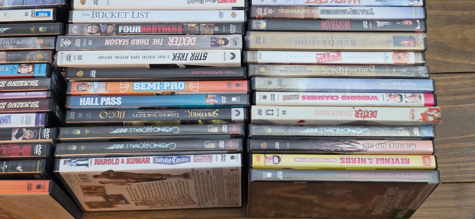 BULK Lot of 122 DVD MOVIES Some New Most Preowned Good Condition