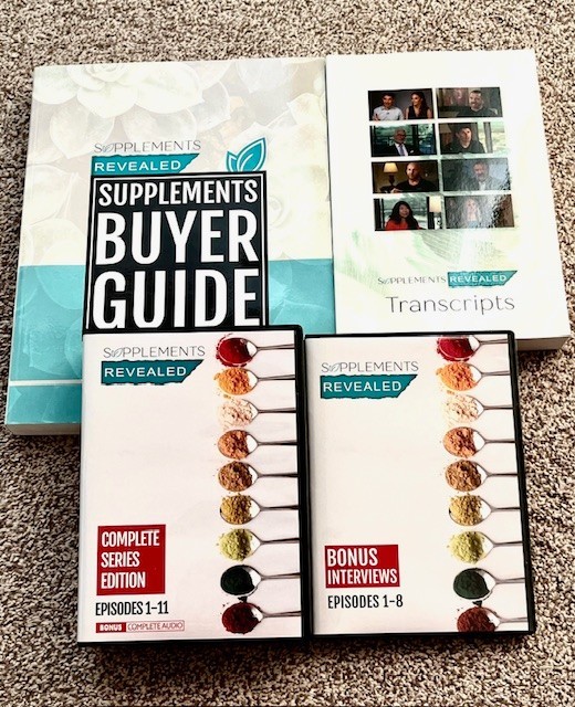 Supplements Revealed Complete Series Edition Epi 1-11. Transcripts, + Bonus Intv