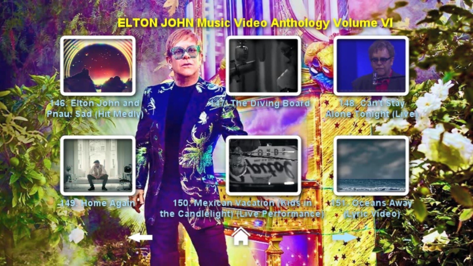 ELTON JOHN The Music Video Anthology 1969 to 2021 7 DVD Set 189 MUSIC VIDEOS
