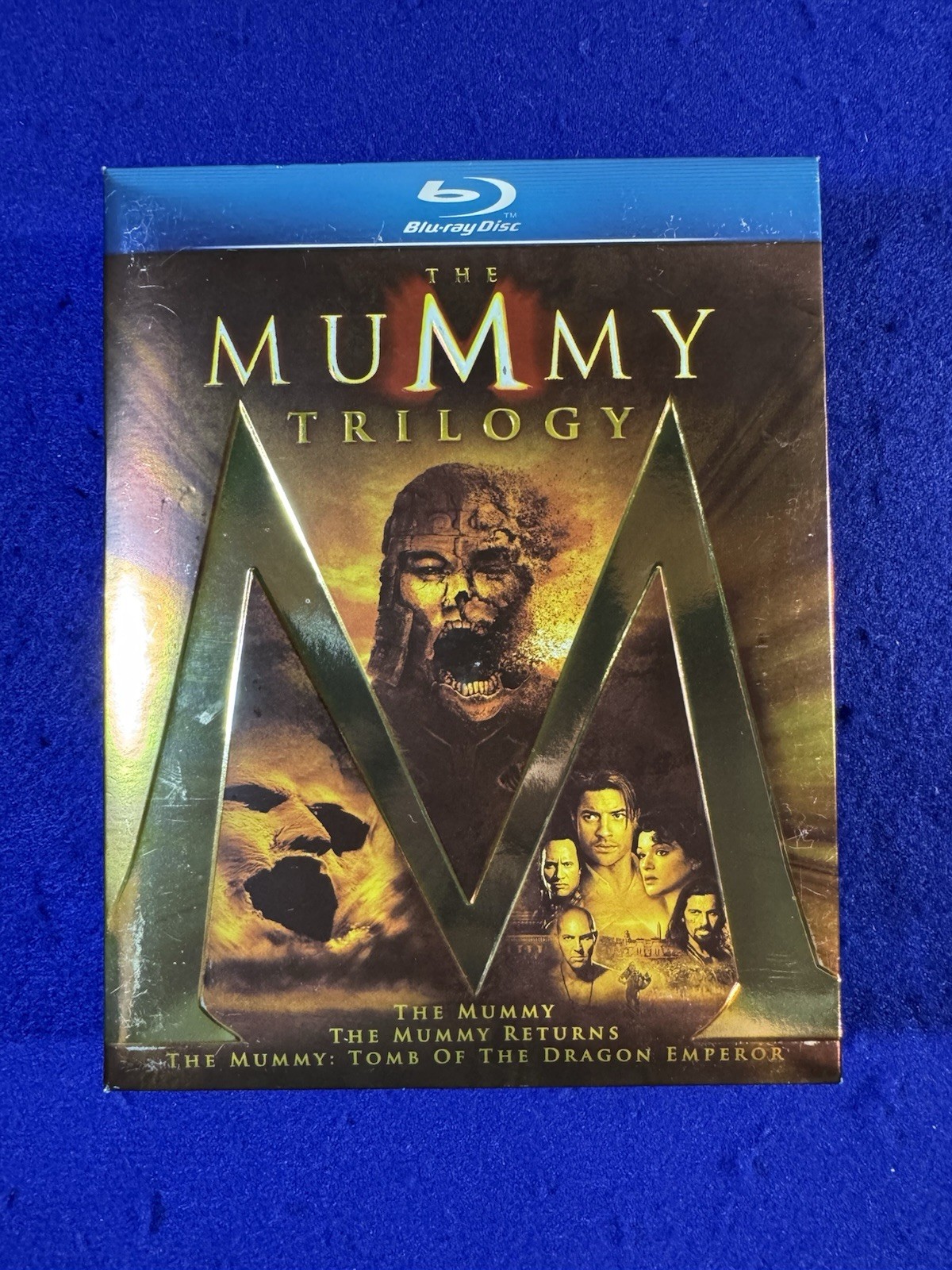 The Mummy Trilogy Blu-ray Discs – Brendon Fraiser, Rachel Weisz, Arnold Vosloo