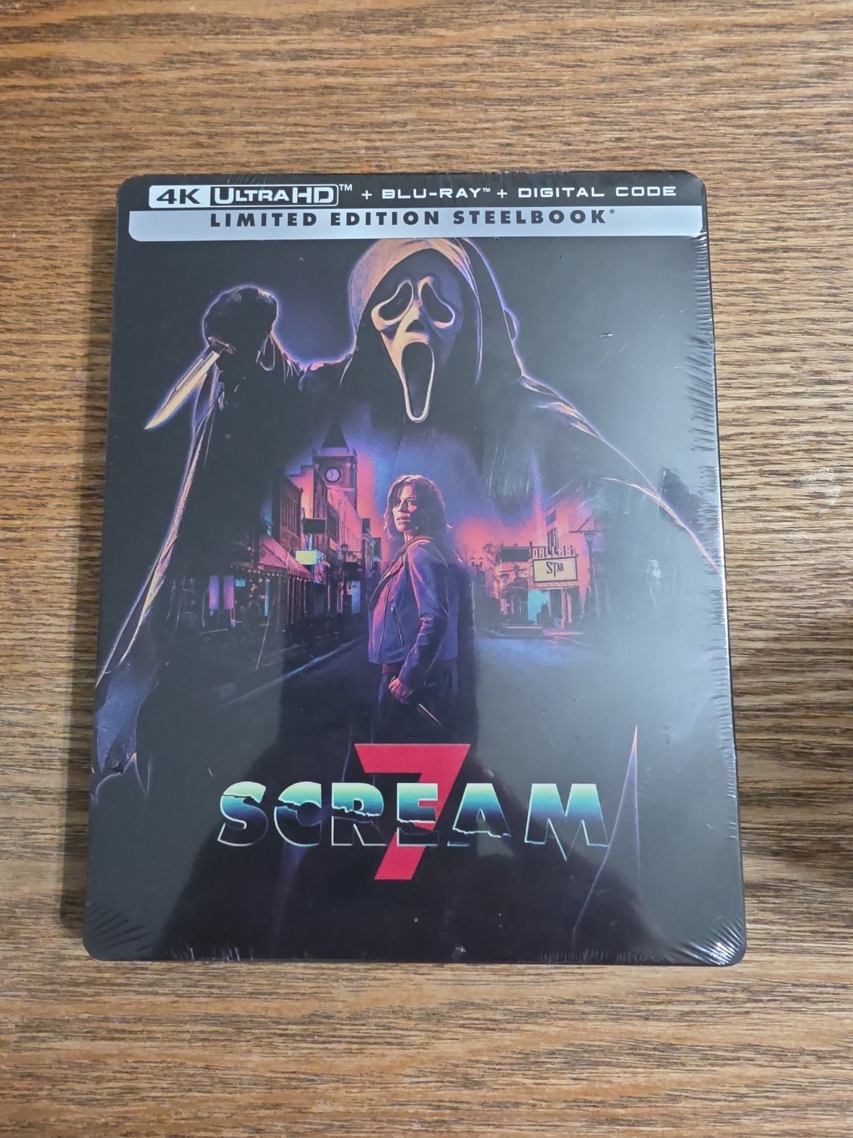 Scream 7 (Steelbook) [4K UHD + Blu-ray + Digital] Small Corner Ding