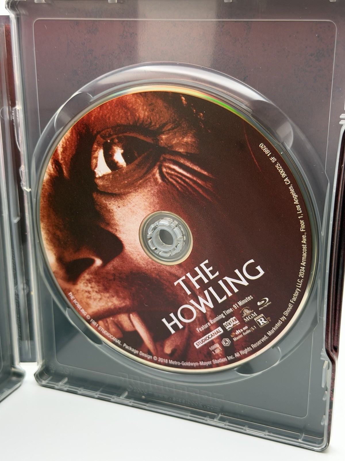 The Howling Steelbook Blu-ray Cult Horror by Joe Dante Scream Factory OOP