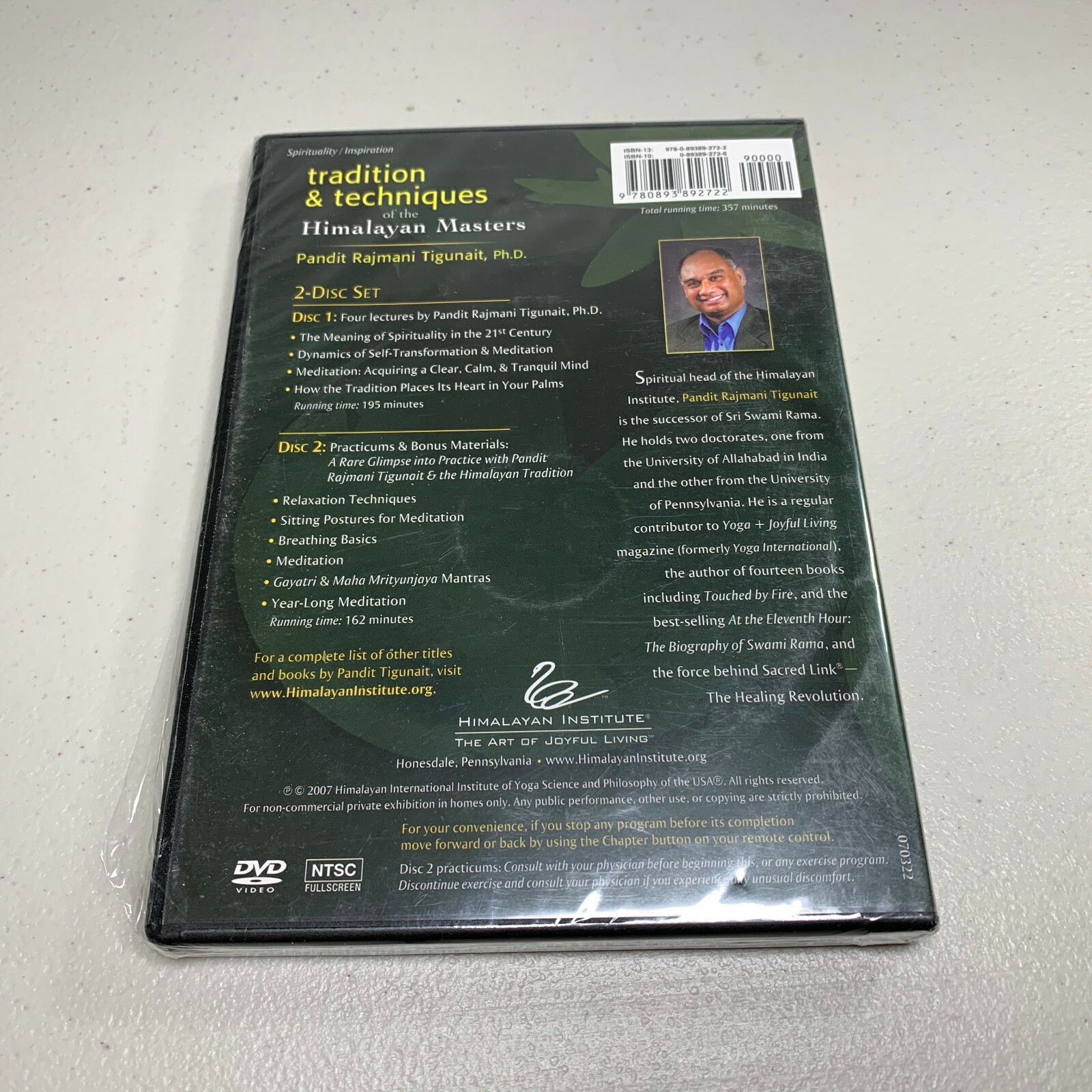 Tradition & Techniques of the Himalayan Masters DVD (New Sealed)