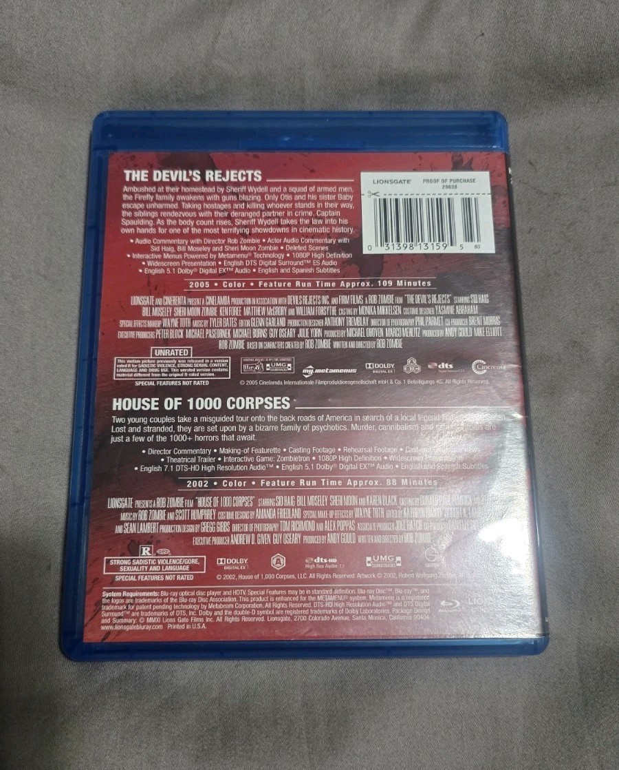 The Devil’s Rejects / House of 1000 Corpses (Blu-ray, 2003)
