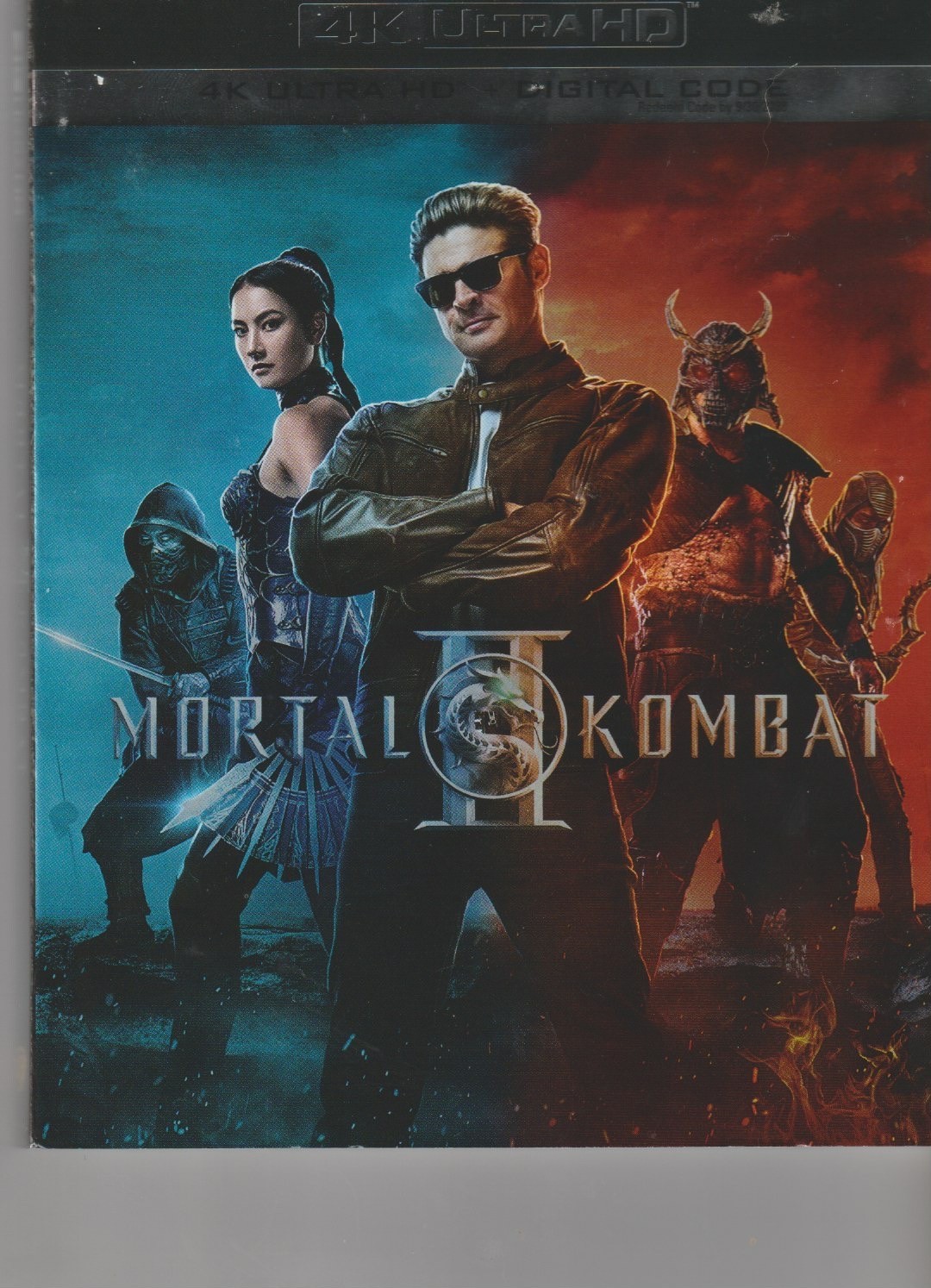 Mortal Kombat II (4K UHD + DIGITAL + SLIPCOVER) Brand New Sealed *Ships Free*